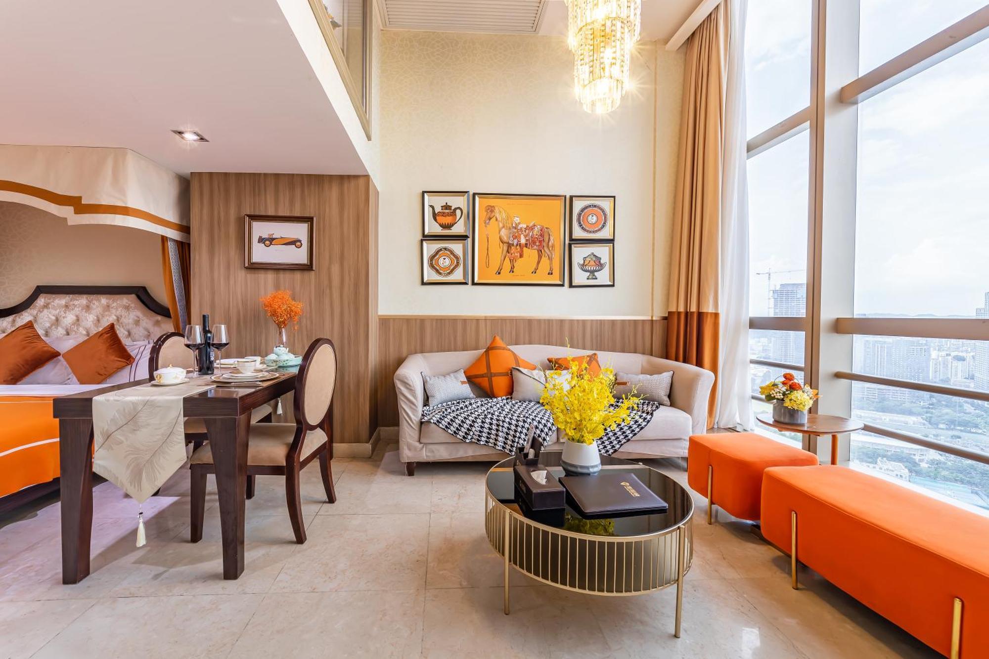 Waifiden Guangzhou Grand View Golden Palace Apartment - Free Shuttle Bus During The Canton Fair Εξωτερικό φωτογραφία