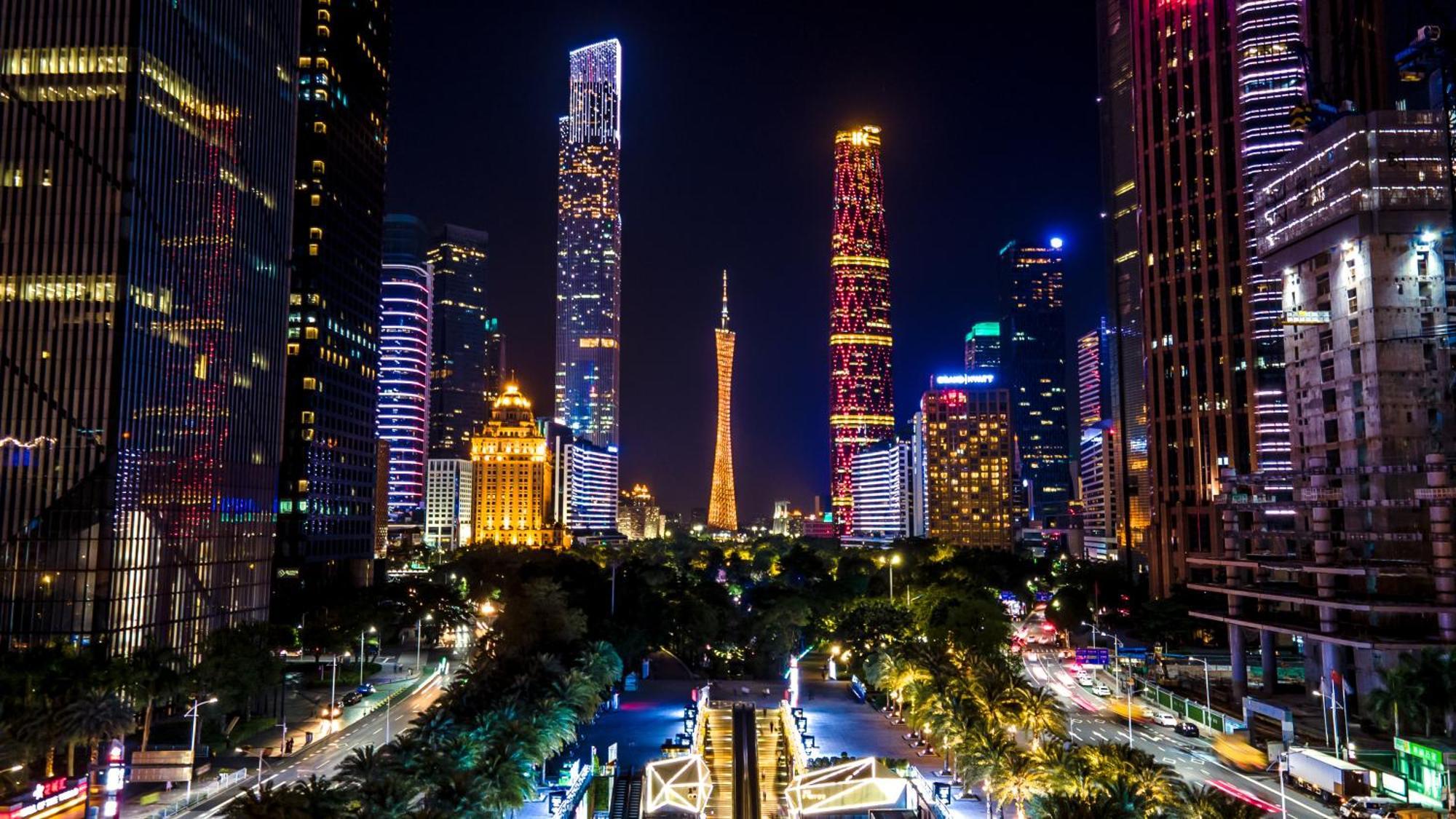 Waifiden Guangzhou Grand View Golden Palace Apartment - Free Shuttle Bus During The Canton Fair Εξωτερικό φωτογραφία