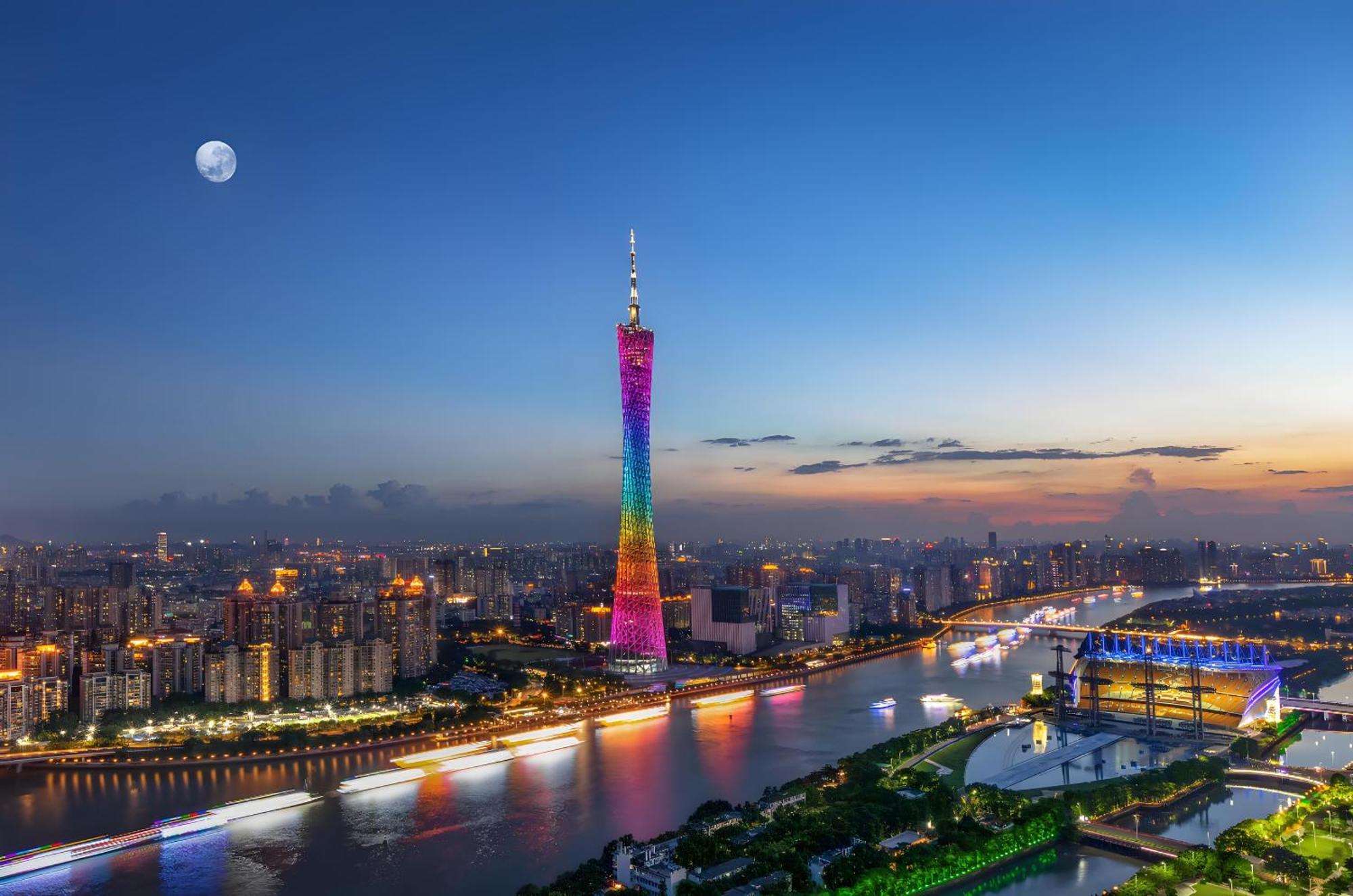 Waifiden Guangzhou Grand View Golden Palace Apartment - Free Shuttle Bus During The Canton Fair Εξωτερικό φωτογραφία