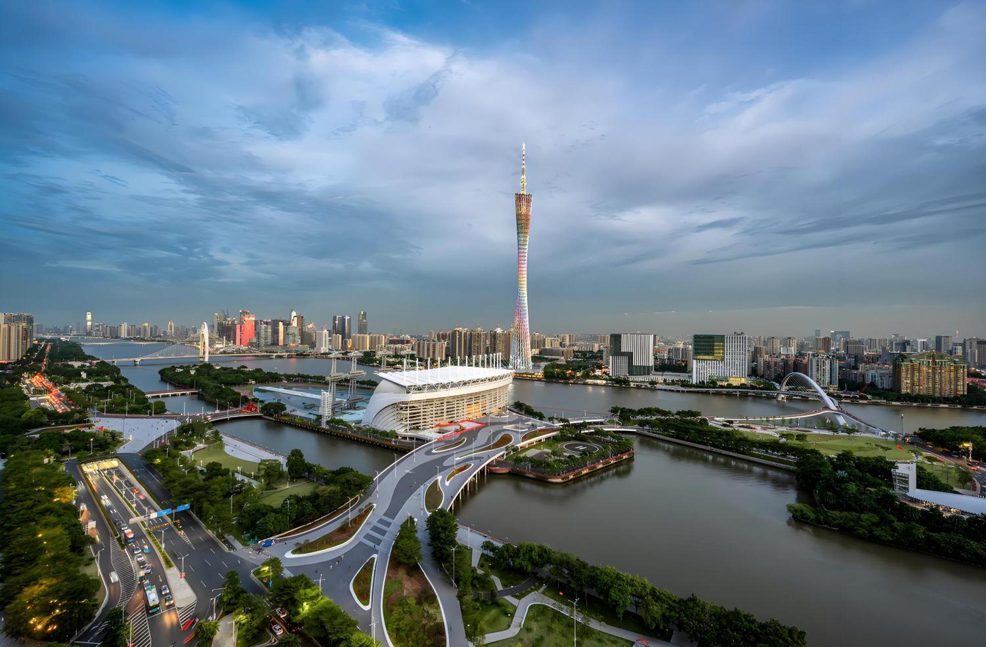 Waifiden Guangzhou Grand View Golden Palace Apartment - Free Shuttle Bus During The Canton Fair Εξωτερικό φωτογραφία