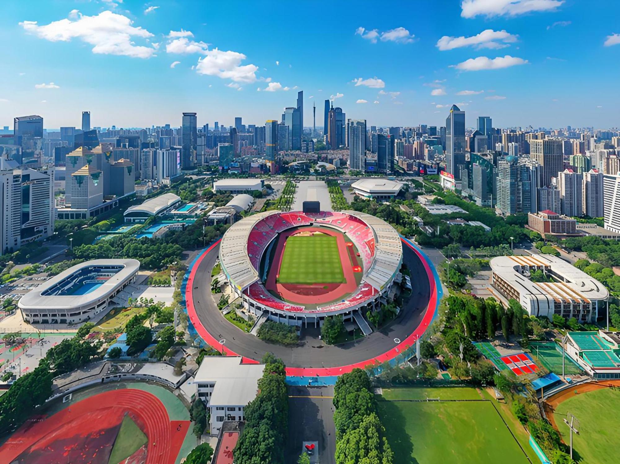 Waifiden Guangzhou Grand View Golden Palace Apartment - Free Shuttle Bus During The Canton Fair Εξωτερικό φωτογραφία