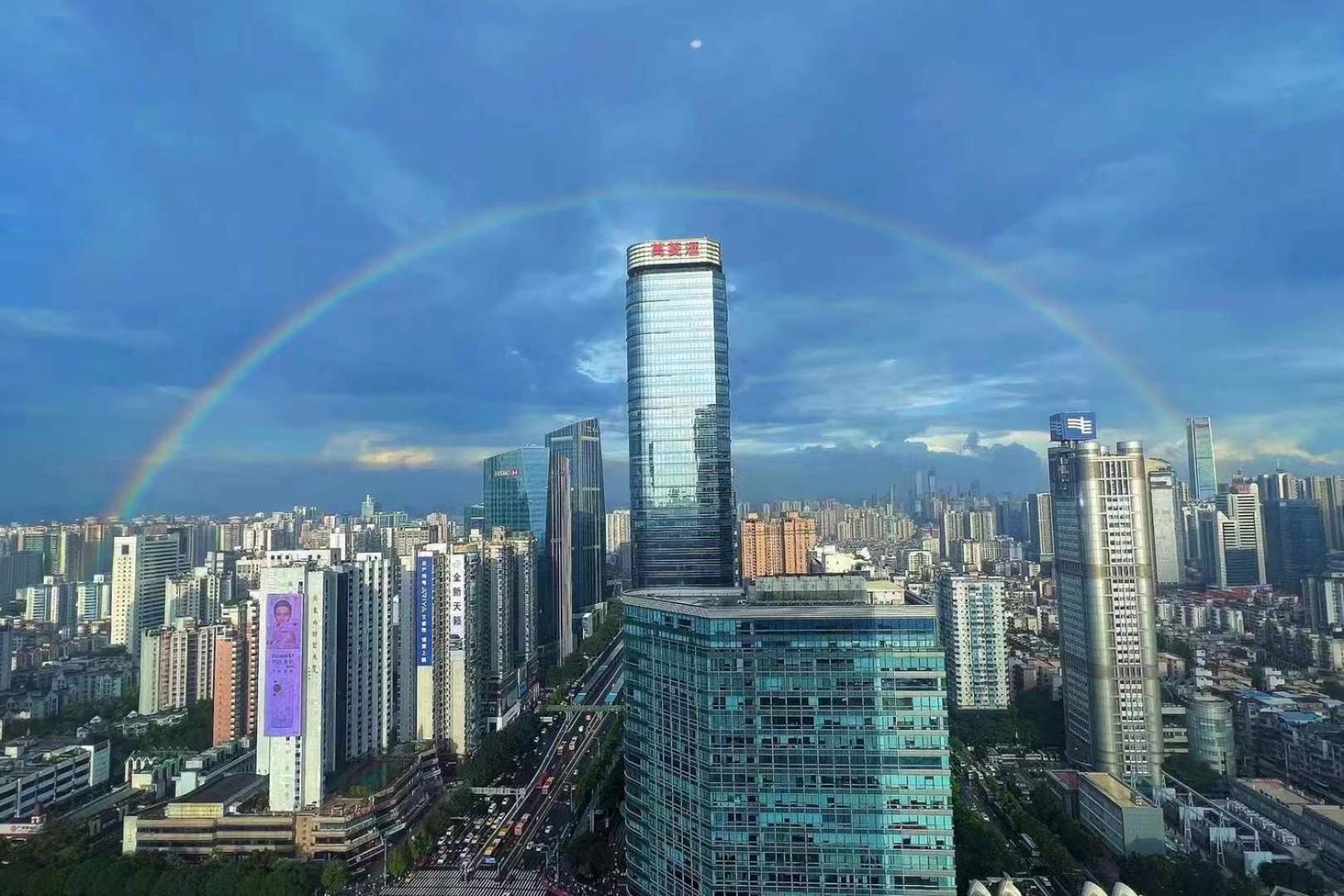 Waifiden Guangzhou Grand View Golden Palace Apartment - Free Shuttle Bus During The Canton Fair Εξωτερικό φωτογραφία