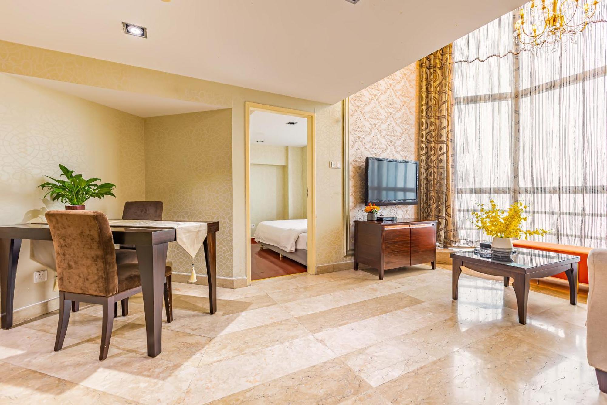 Waifiden Guangzhou Grand View Golden Palace Apartment - Free Shuttle Bus During The Canton Fair Δωμάτιο φωτογραφία